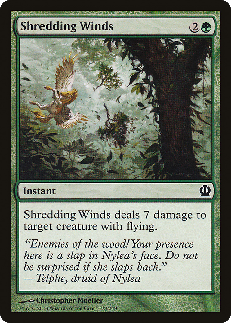 Shredding Winds (THS-178) - Theros