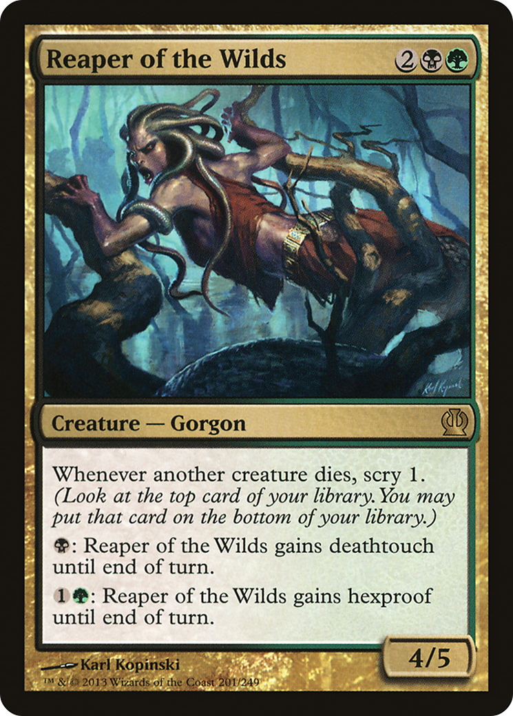 Reaper of the Wilds (THS-201) - Theros Foil