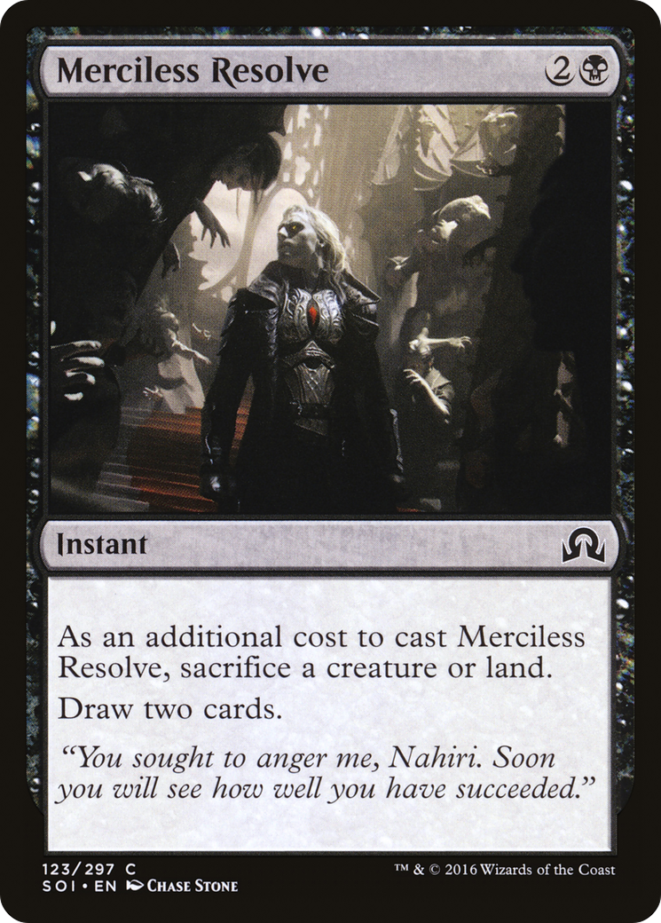Merciless Resolve (SOI-123) - Shadows over Innistrad