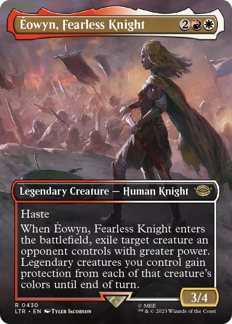 Éowyn, Fearless Knight (LTR-430) - The Lord of the Rings: Tales of Middle-earth (Borderless) Foil