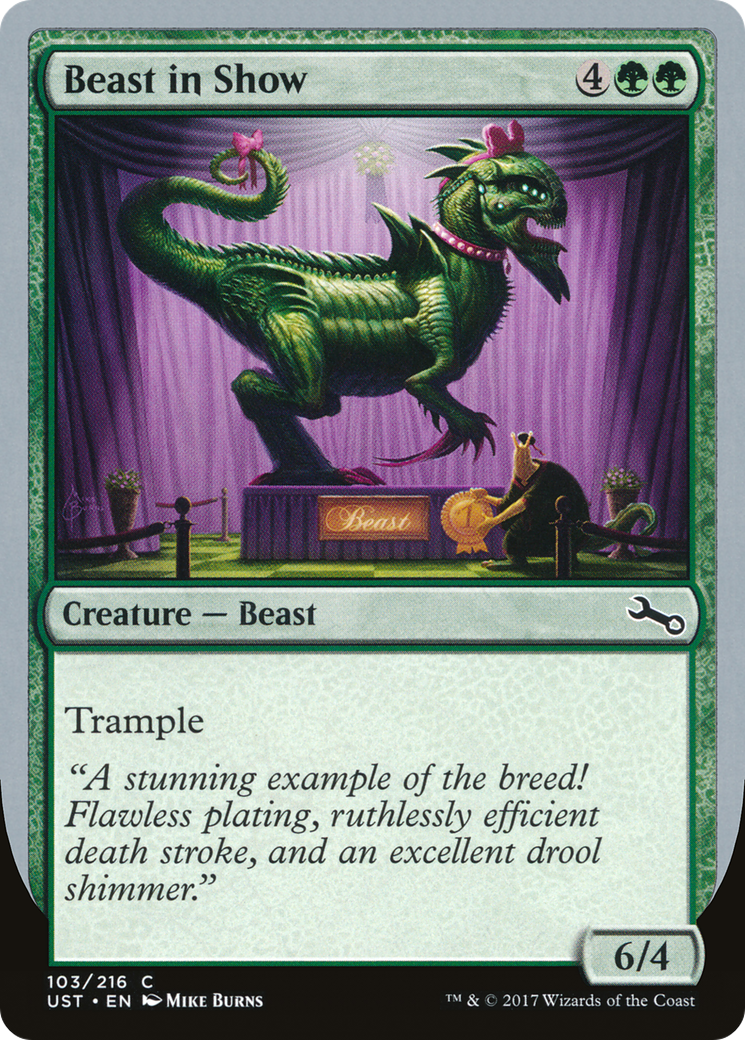 Beast in Show (UST-103A) - Unstable