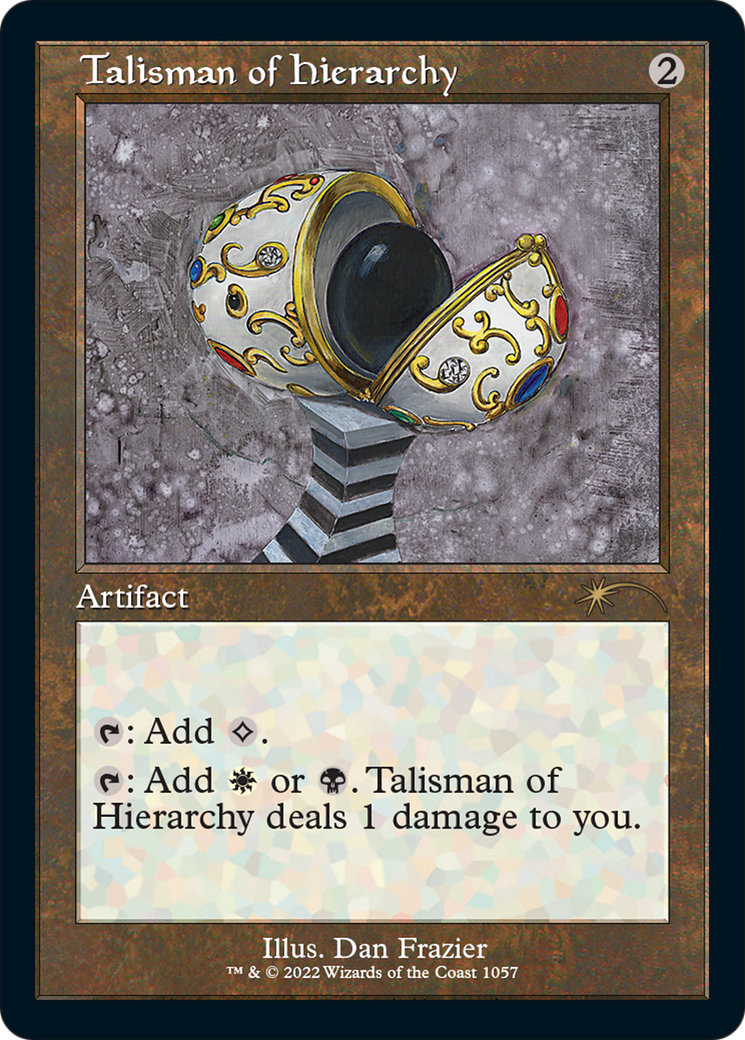 Talisman of Hierarchy (SLD-1057) - Secret Lair Drop Etched Foil