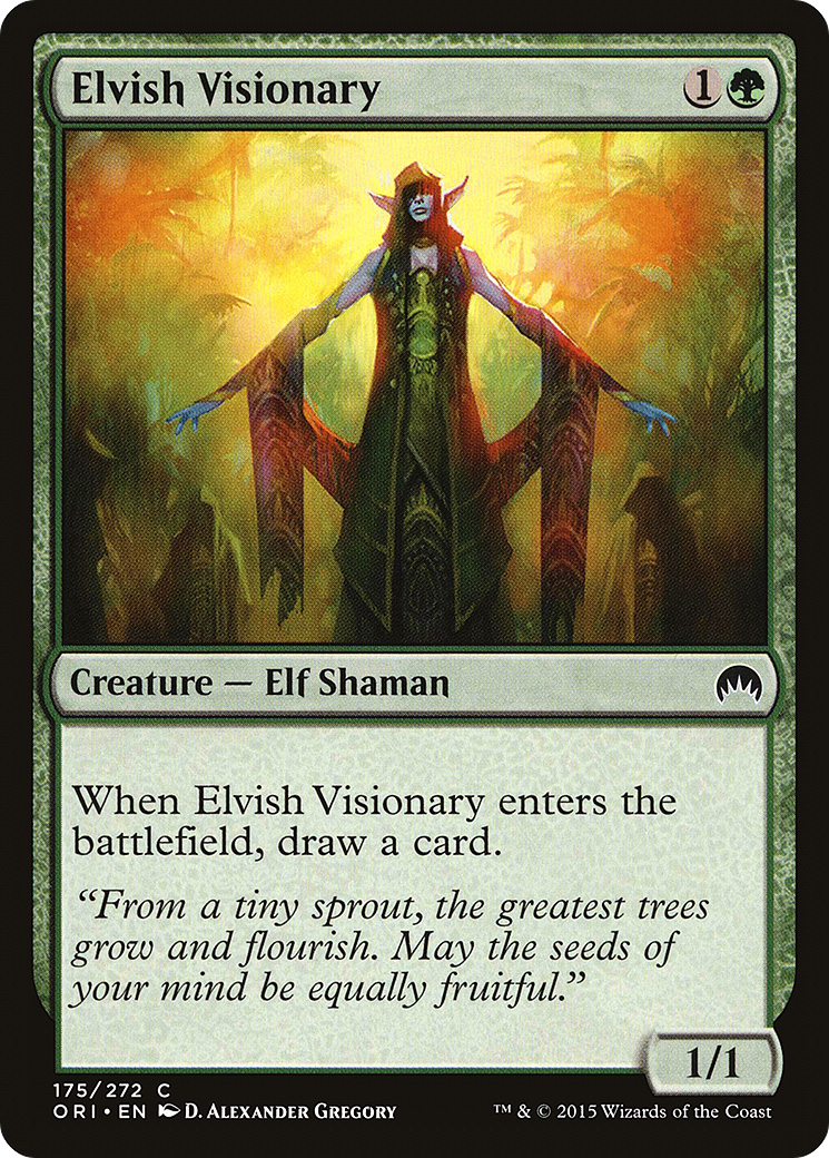 Elvish Visionary (ORI-175) - Magic Origins Foil