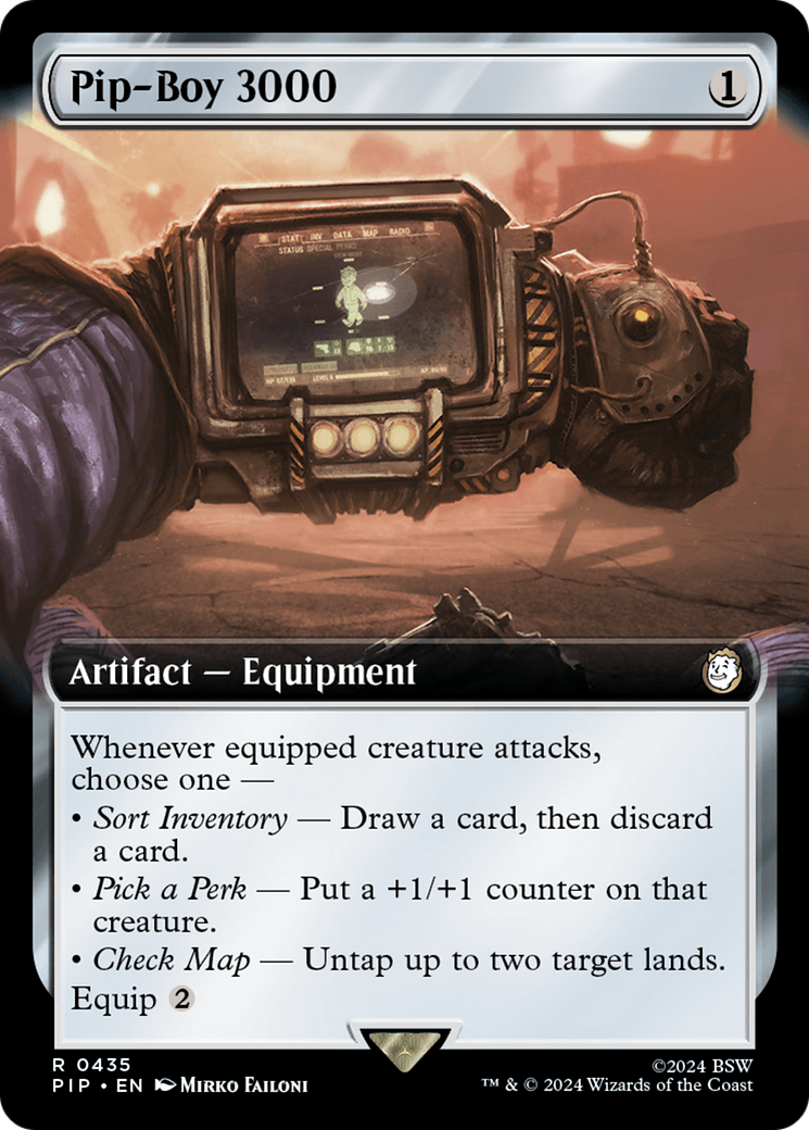 Pip-Boy 3000 (PIP-435) - Fallout: (Extended Art) Foil