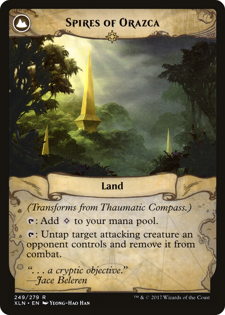 Thaumatic Compass // Spires of Orazca (XLN-249) - Ixalan: (compasslanddfc)