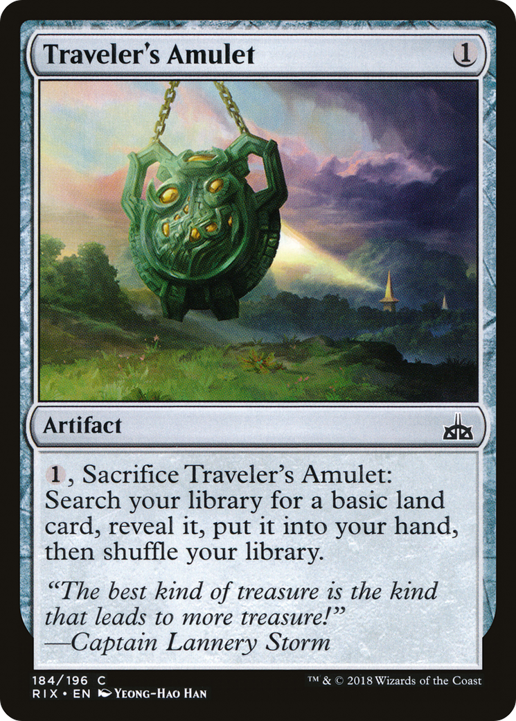 Traveler's Amulet (RIX-184) - Rivals of Ixalan