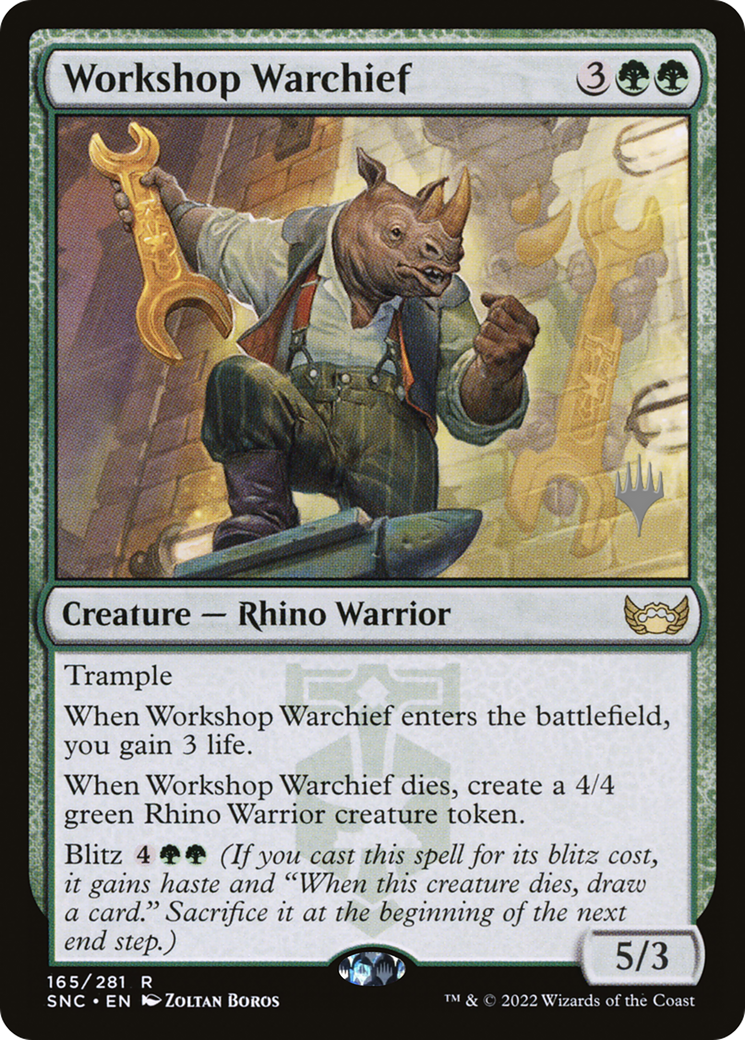 Workshop Warchief (PPSNC-165P) - Streets of New Capenna Promos
