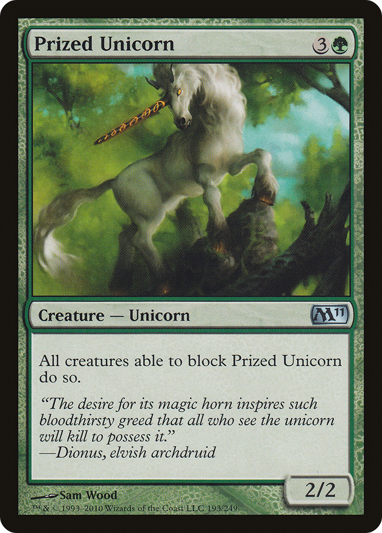Prized Unicorn (M11-193) - Magic 2011