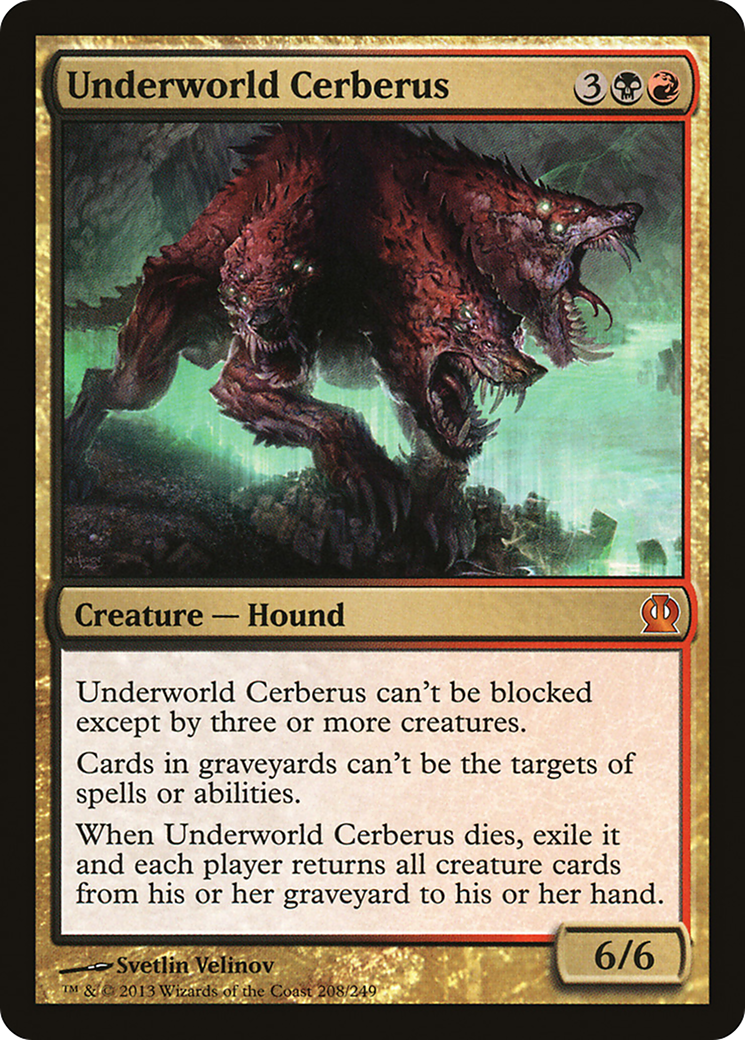 Underworld Cerberus (THS-208) - Theros Foil