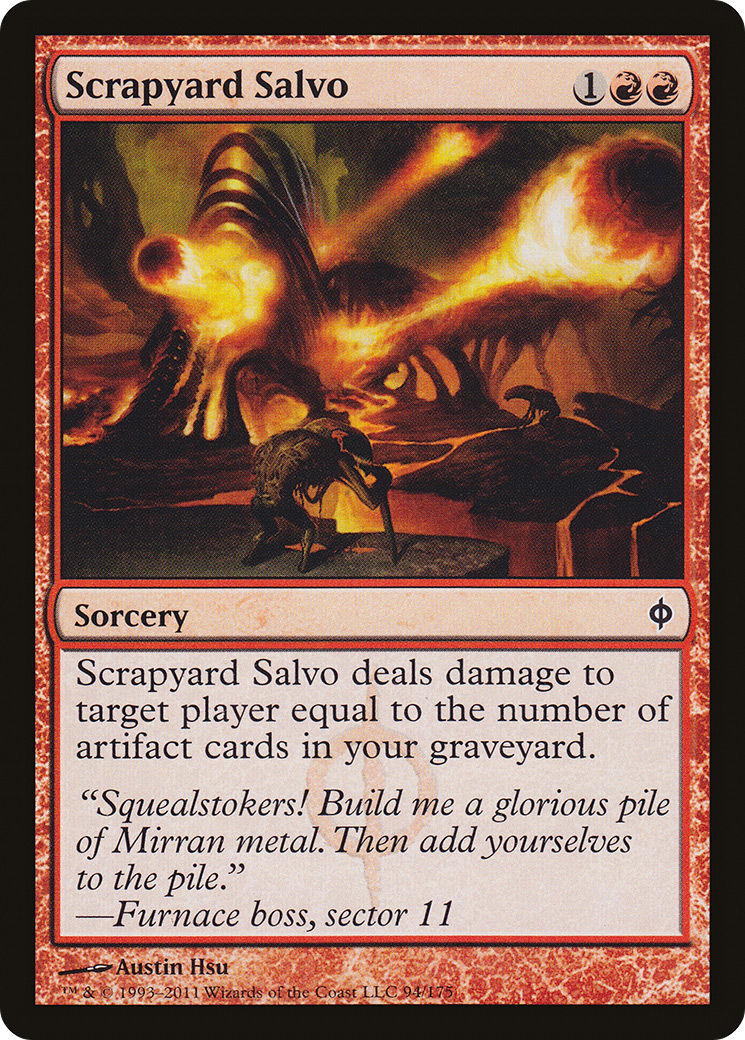 Scrapyard Salvo (NPH-094) - New Phyrexia Foil