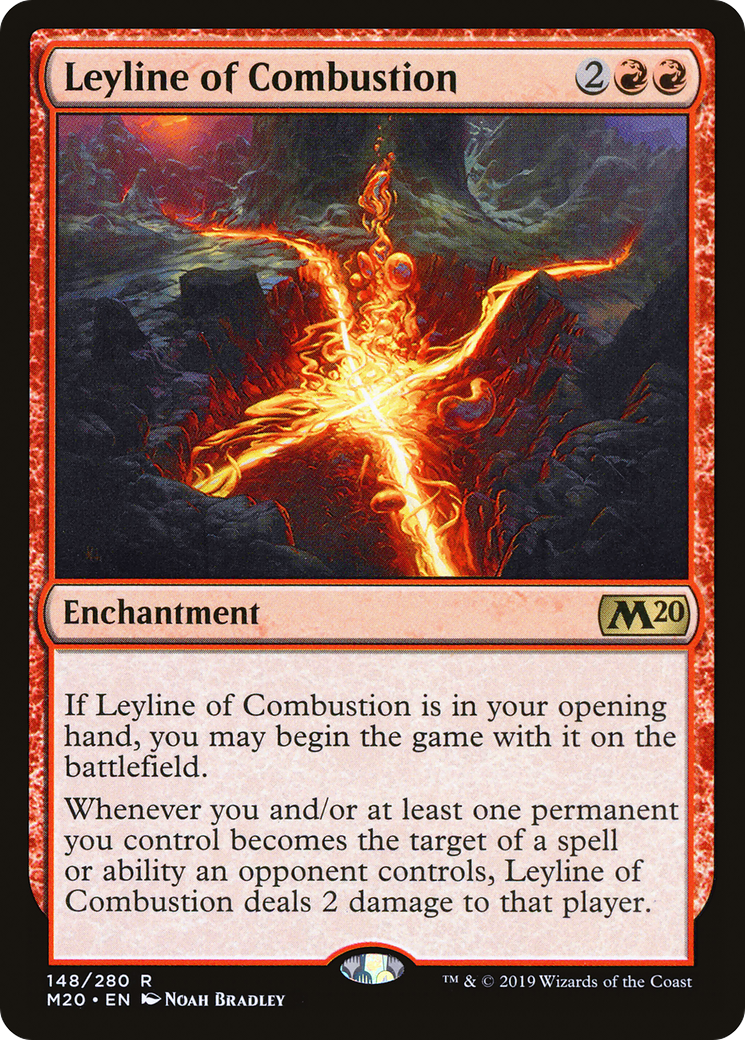 Leyline of Combustion (M20-148) - Core Set 2020 Foil
