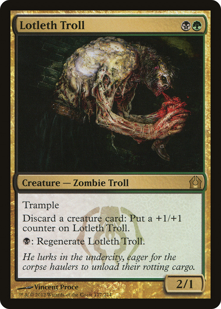 Lotleth Troll (RTR-177) - Return to Ravnica