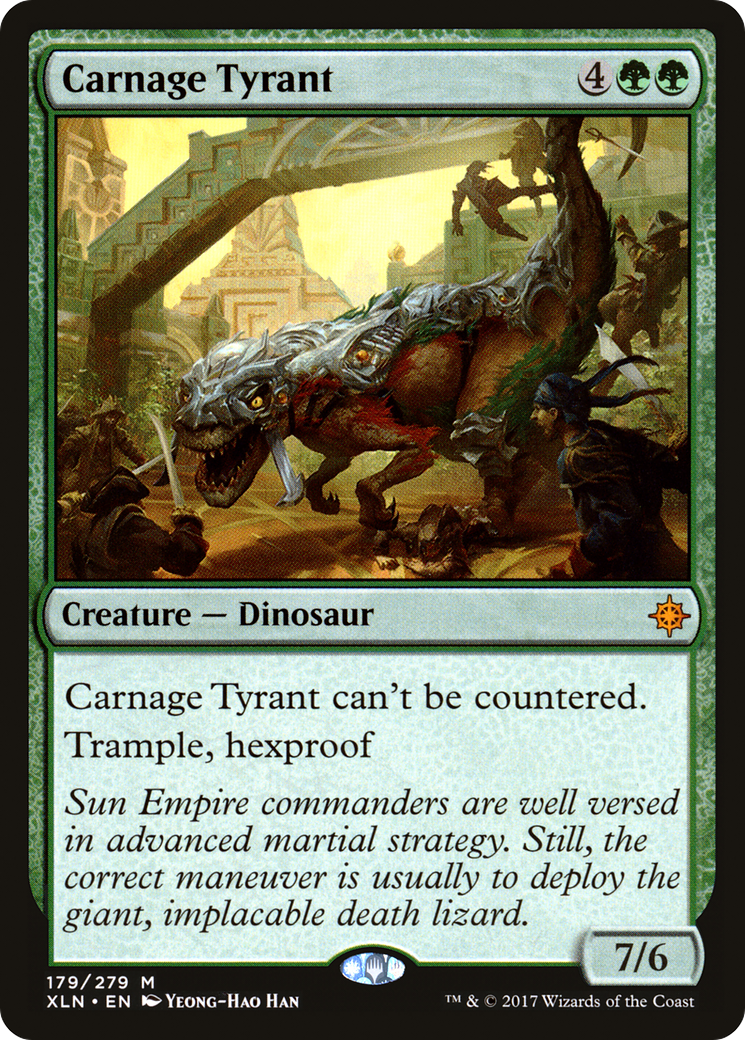 Carnage Tyrant (XLN-179) - Ixalan Foil