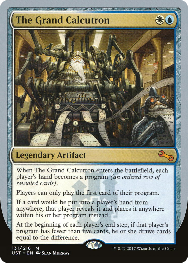 The Grand Calcutron (UST-131) - Unstable