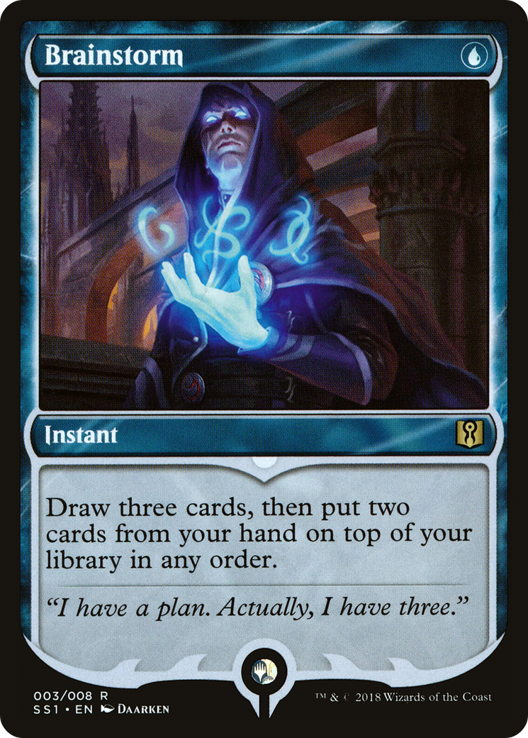 Brainstorm (SS1-003) - Signature Spellbook: Jace