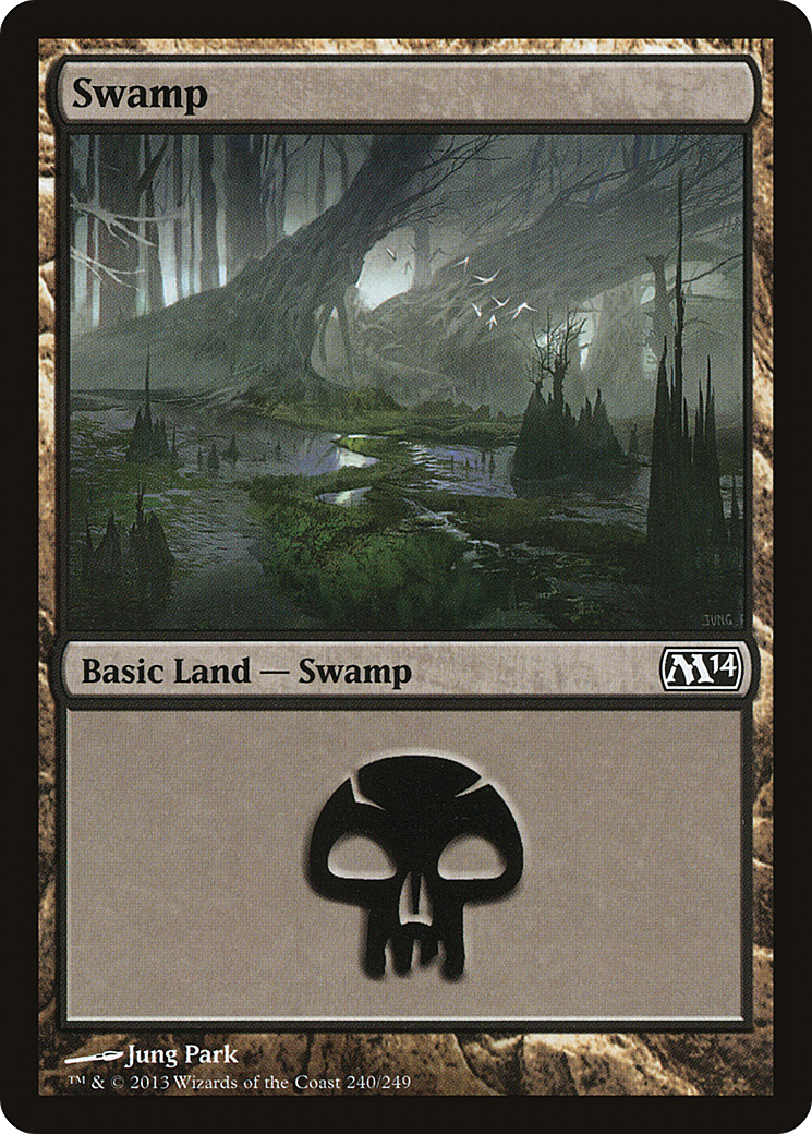 Swamp (M14-240) - Magic 2014 Foil