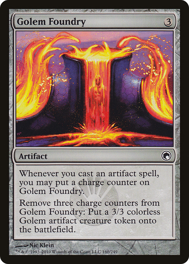 Golem Foundry (SOM-160) - Scars of Mirrodin