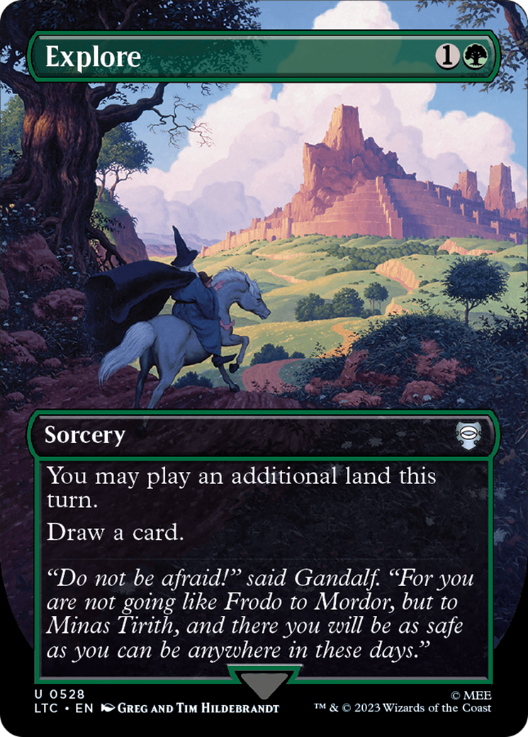 Explore (LTC-528) - Tales of Middle-earth Commander (Borderless)