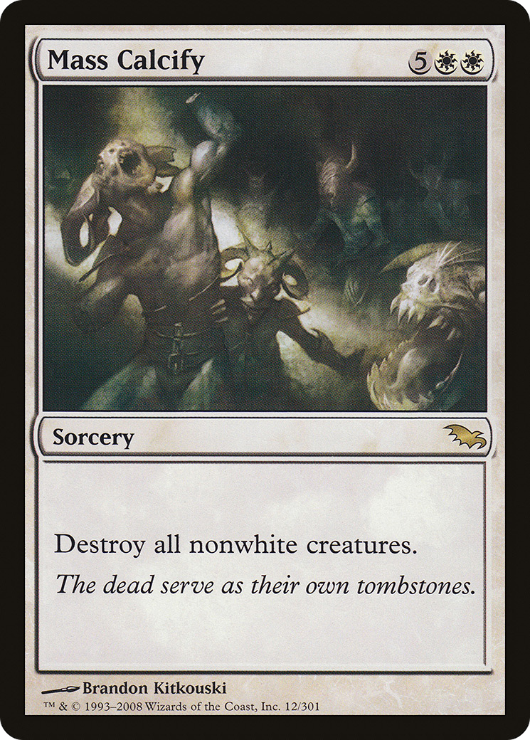 Mass Calcify (SHM-012) - Shadowmoor Foil