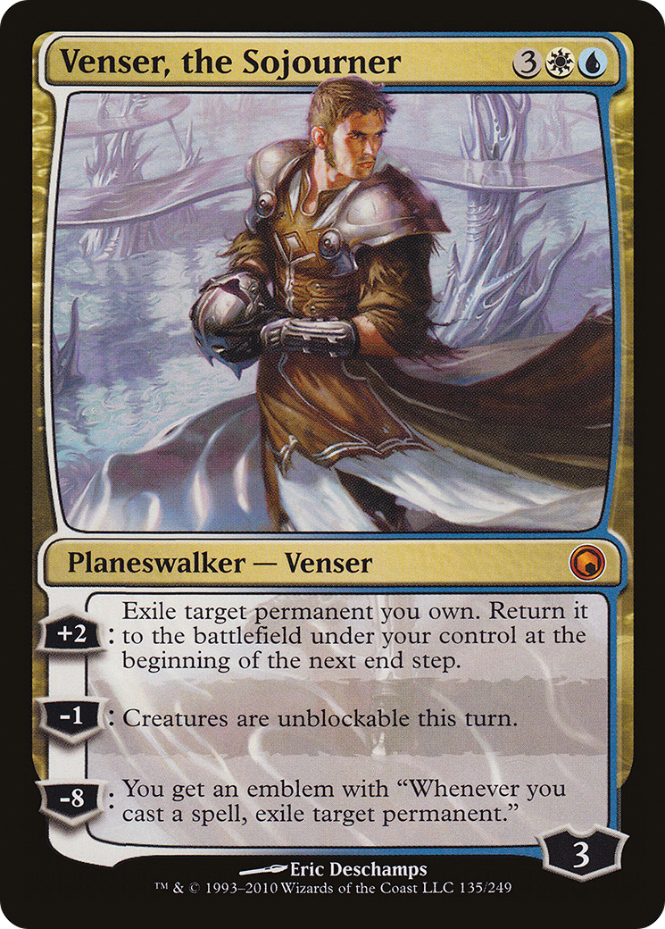 Venser, the Sojourner (SOM-135) - Scars of Mirrodin