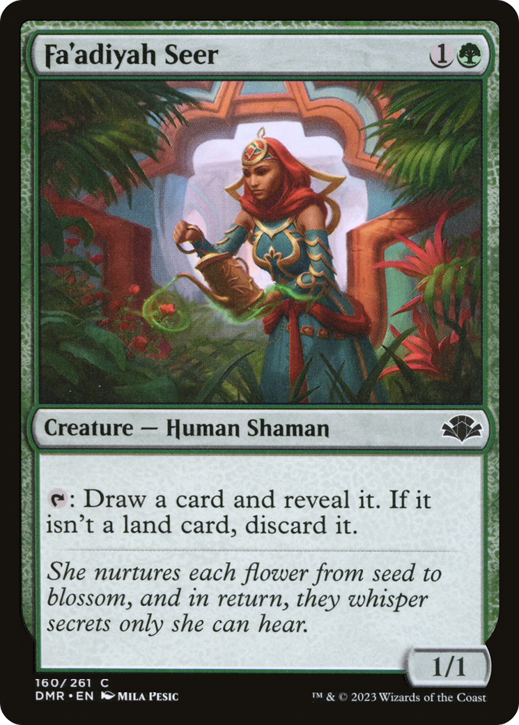 Fa'adiyah Seer (DMR-160) - Dominaria Remastered Foil