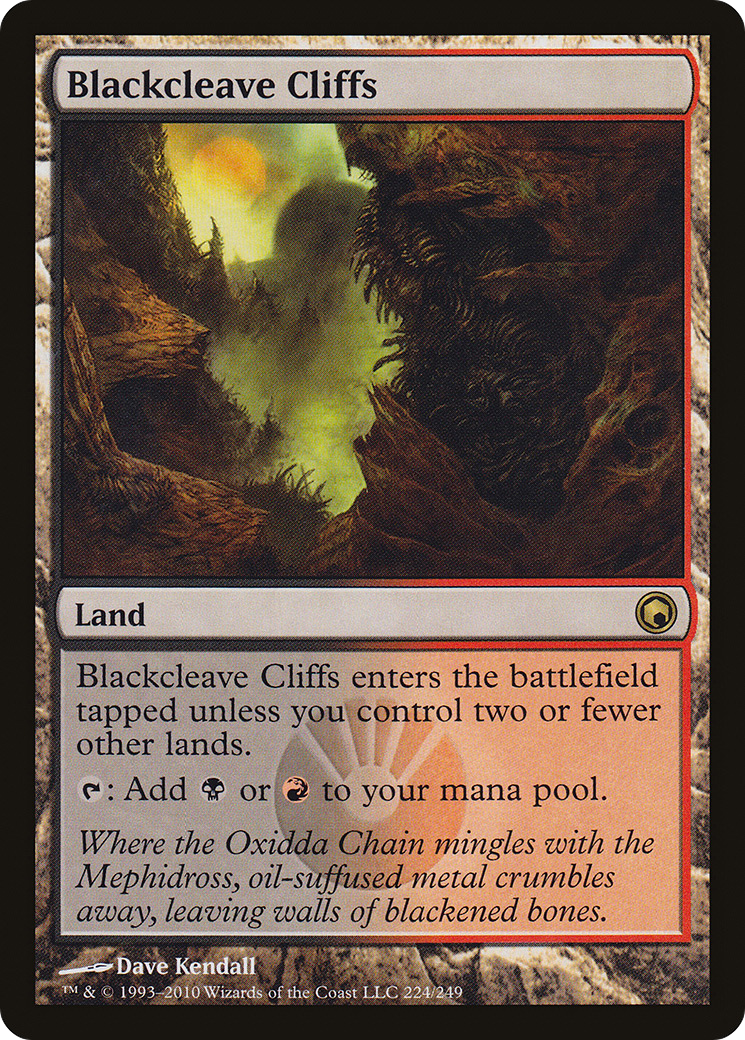 Blackcleave Cliffs (SOM-224) - Scars of Mirrodin