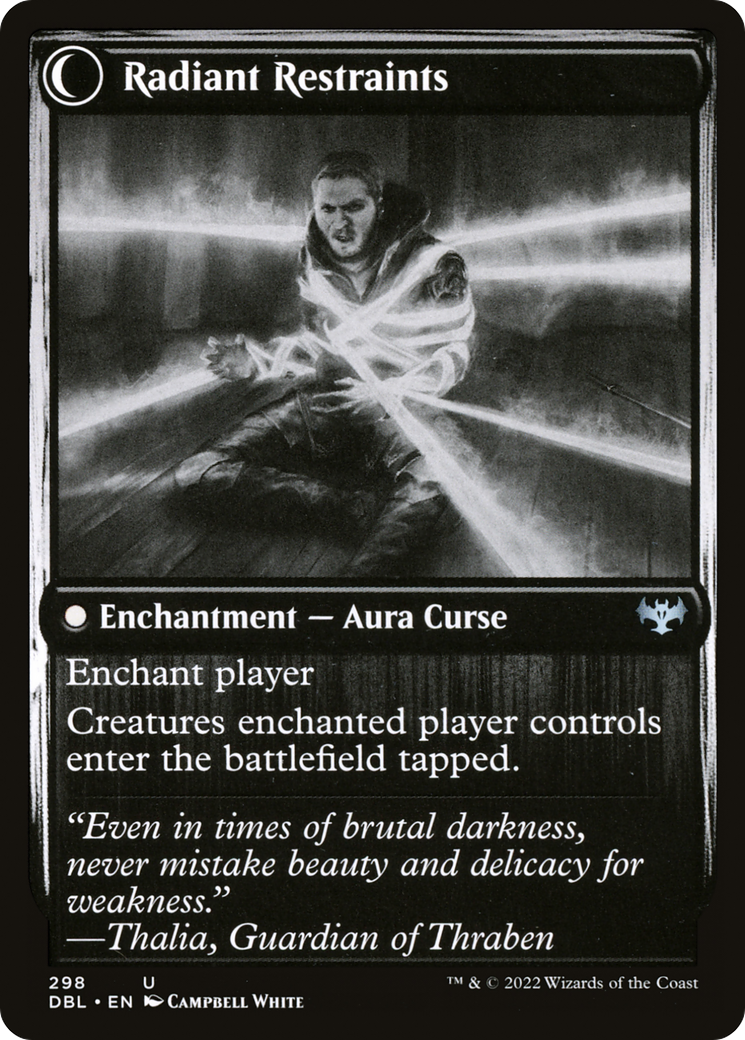 Radiant Grace // Radiant Restraints (DBL-298) - Innistrad: Double Feature: (Double Faced Transform)