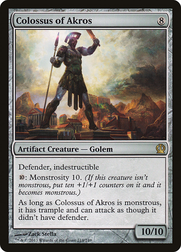 Colossus of Akros (THS-214) - Theros Foil