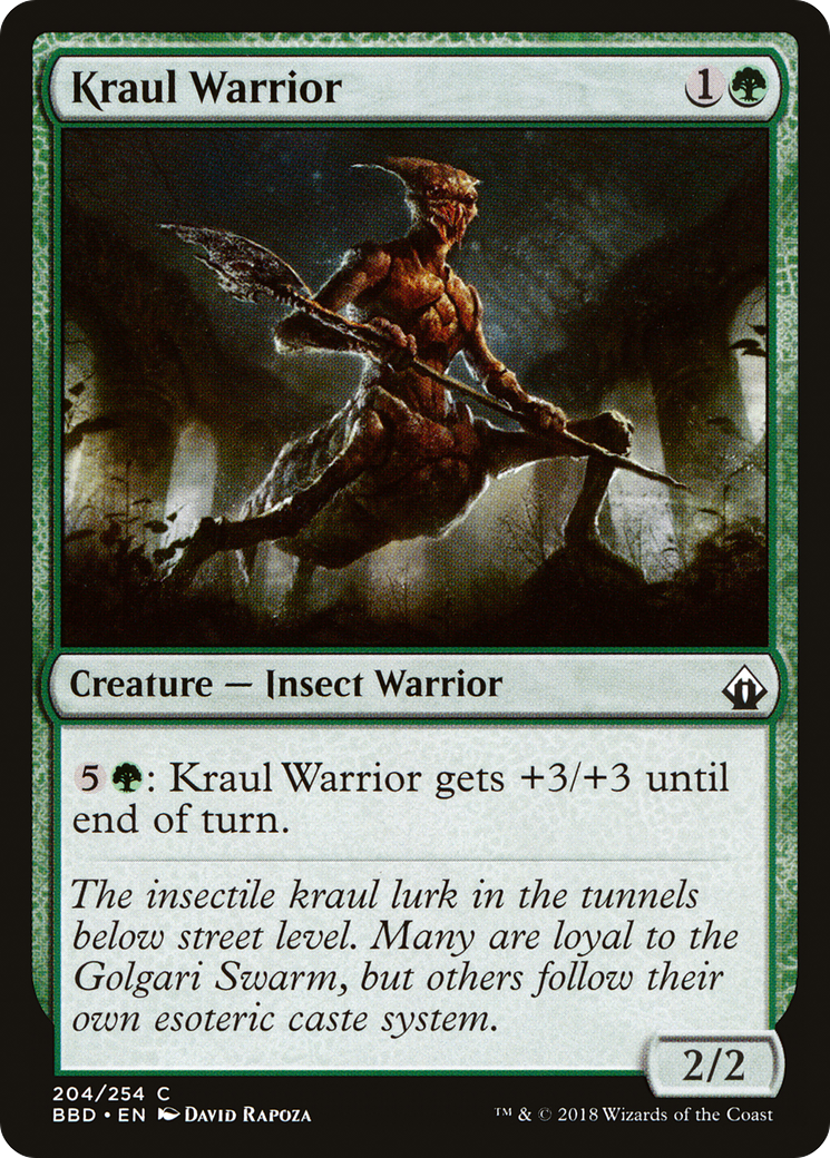 Kraul Warrior (BBD-204) - Battlebond Foil