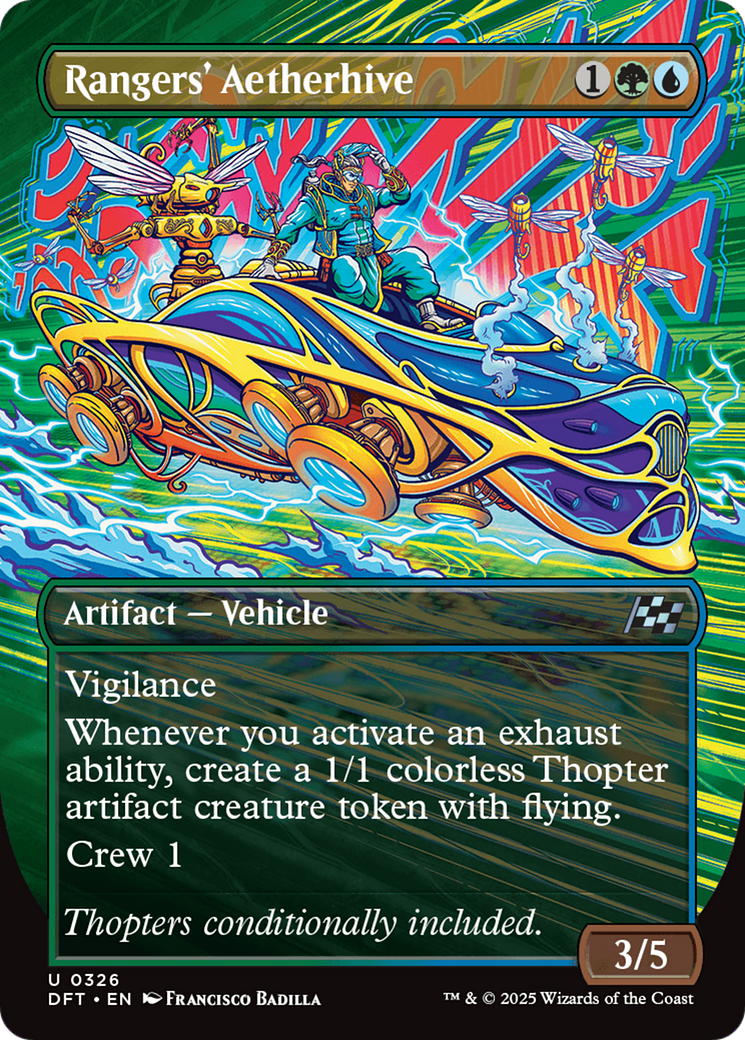 Rangers' Aetherhive (DFT-326) - Aetherdrift (Borderless) Foil
