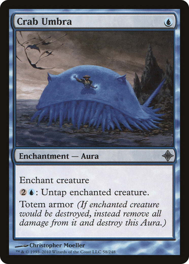 Crab Umbra (ROE-058) - Rise of the Eldrazi Foil