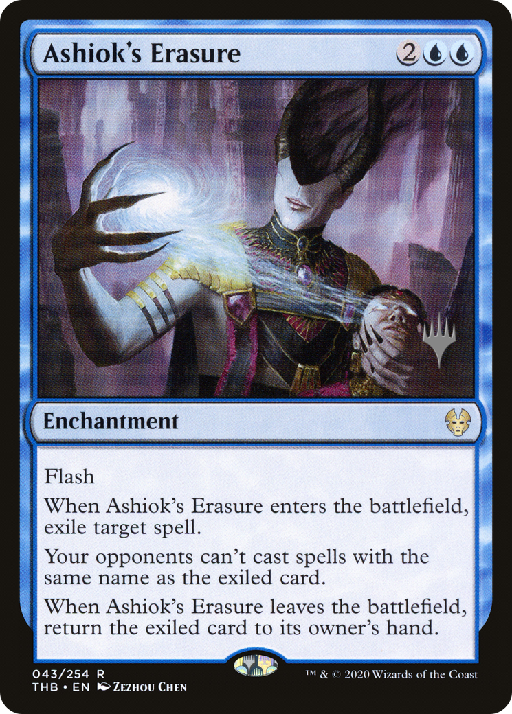 Ashiok's Erasure (PPTHB-043) - Theros Beyond Death Promos