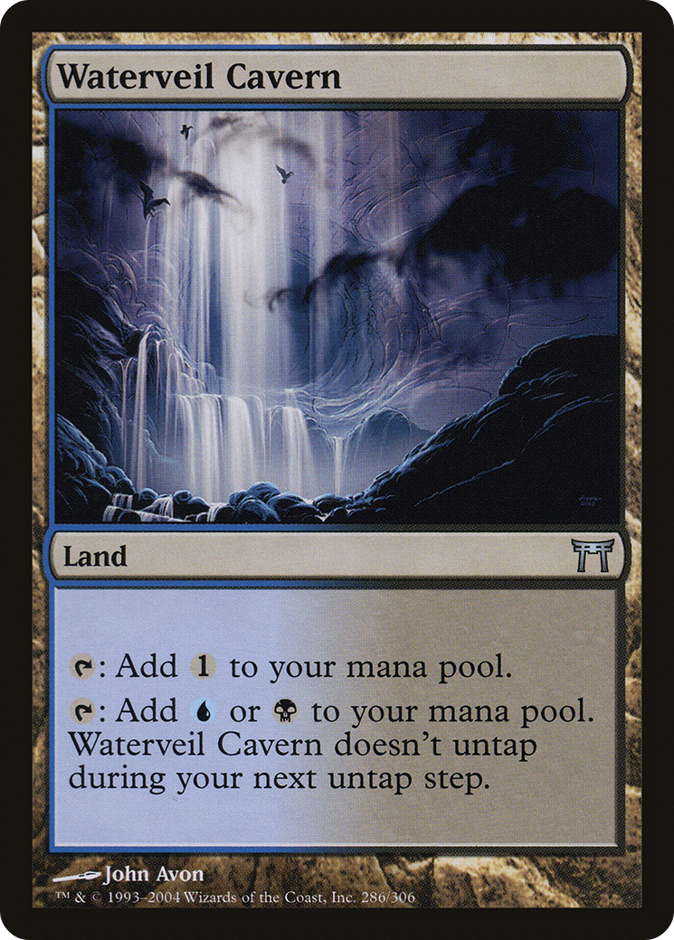 Waterveil Cavern (CHK-286) - Champions of Kamigawa Foil