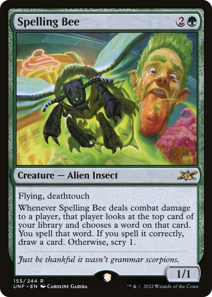 Spelling Bee (UNF-155) - Unfinity Foil