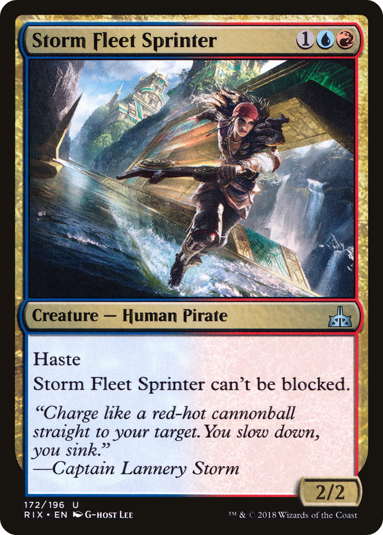 Storm Fleet Sprinter (RIX-172) - Rivals of Ixalan Foil