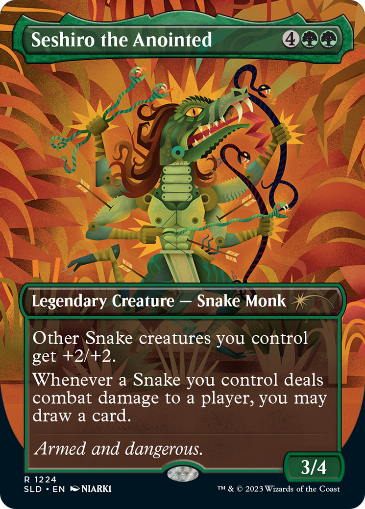 Seshiro the Anointed (SLD-1224) - Secret Lair Drop (Borderless) Foil