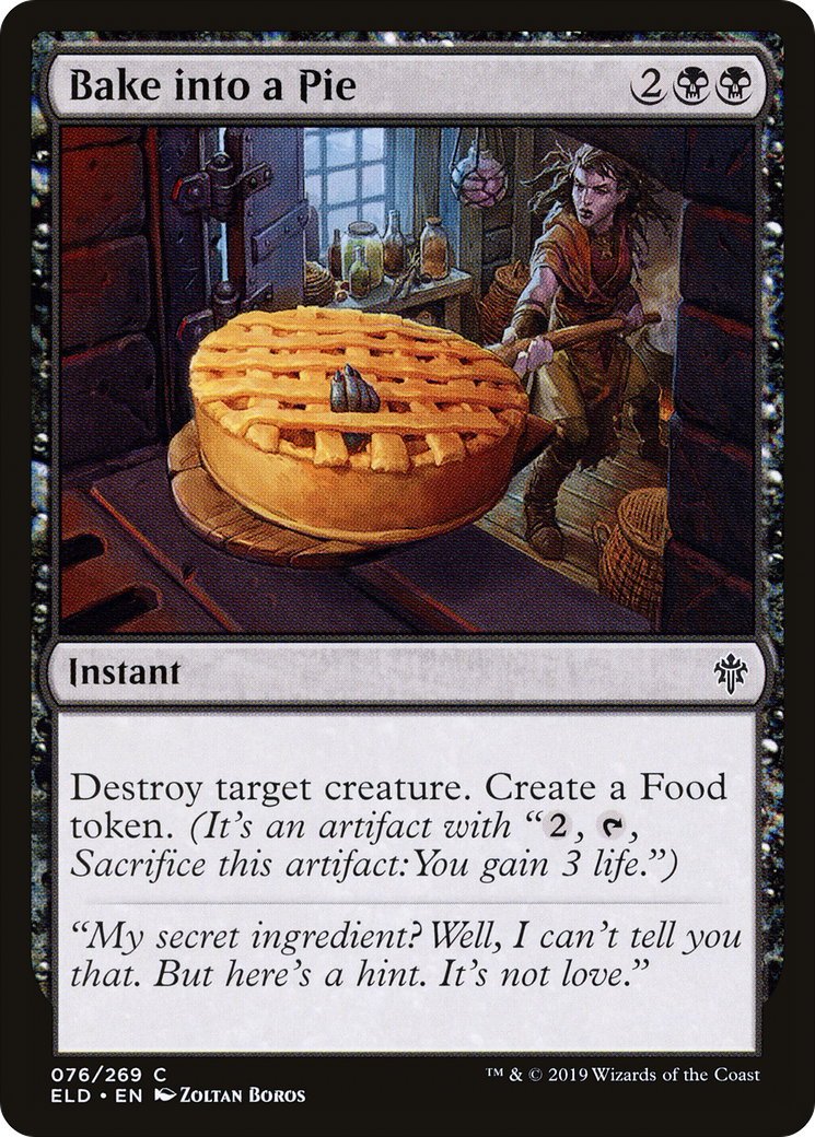 Bake into a Pie (ELD-076) - Throne of Eldraine Foil