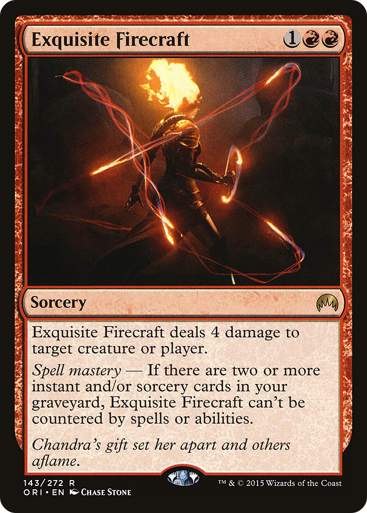 Exquisite Firecraft (ORI-143) - Magic Origins Foil