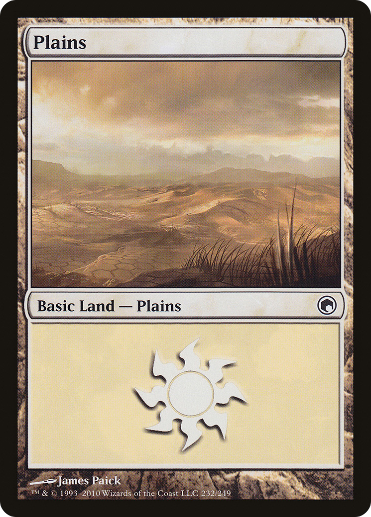 Plains (SOM-232) - Scars of Mirrodin Foil