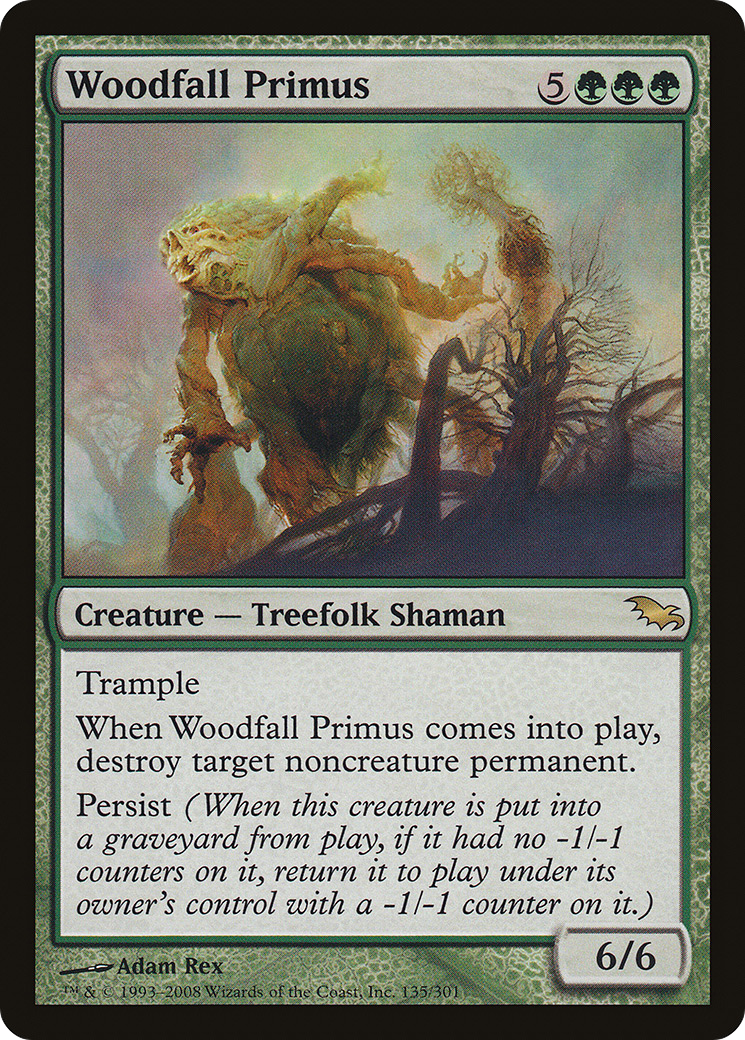 Woodfall Primus (SHM-135) - Shadowmoor Foil