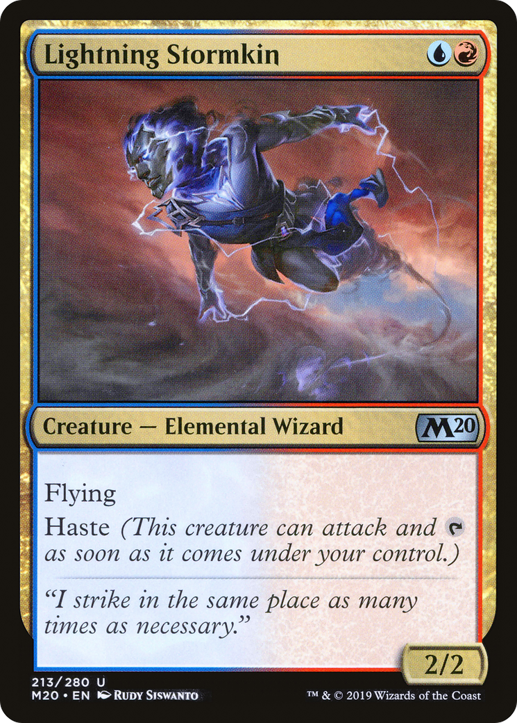Lightning Stormkin (M20-213) - Core Set 2020