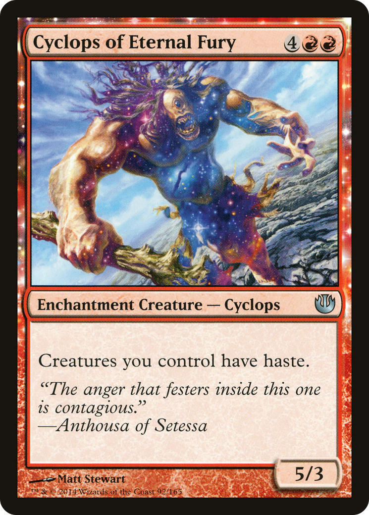 Cyclops of Eternal Fury (JOU-092) - Journey into Nyx: (enchantment)
