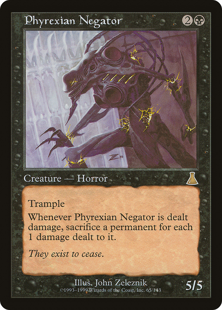 Phyrexian Negator (UDS-065) - Urza's Destiny Foil