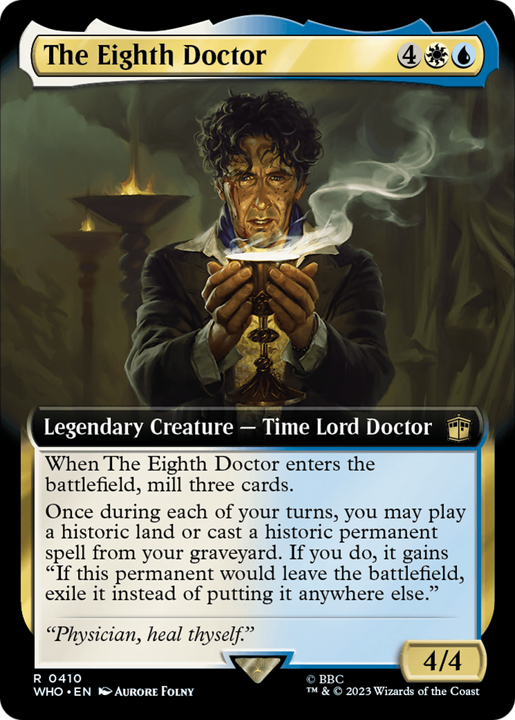 The Eighth Doctor (WHO-410) - Doctor Who: (Extended Art) Foil