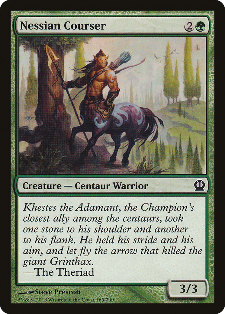 Nessian Courser (THS-165) - Theros Foil
