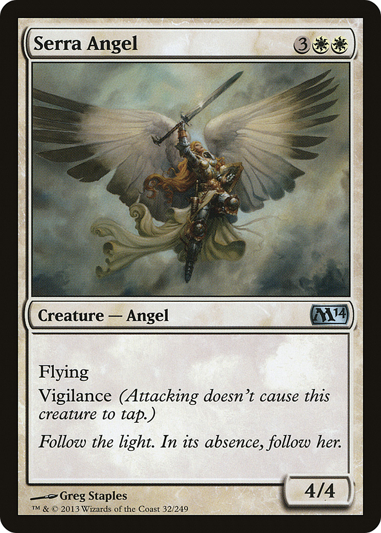 Serra Angel (M14-032) - Magic 2014