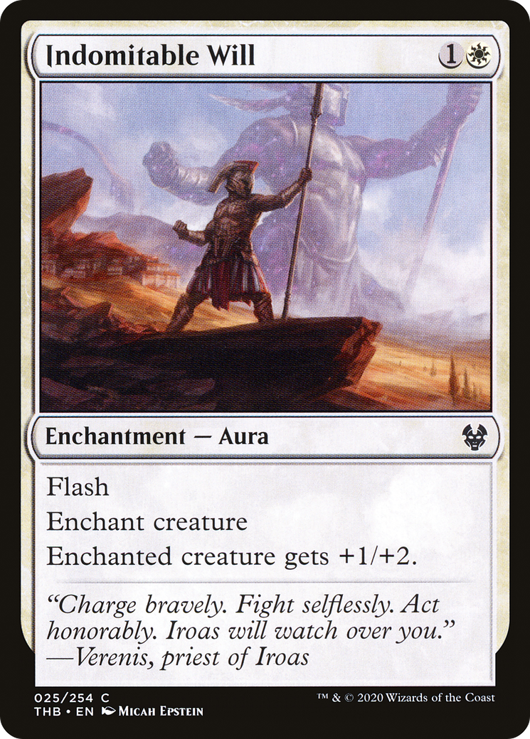 Indomitable Will (THB-025) - Theros Beyond Death Foil