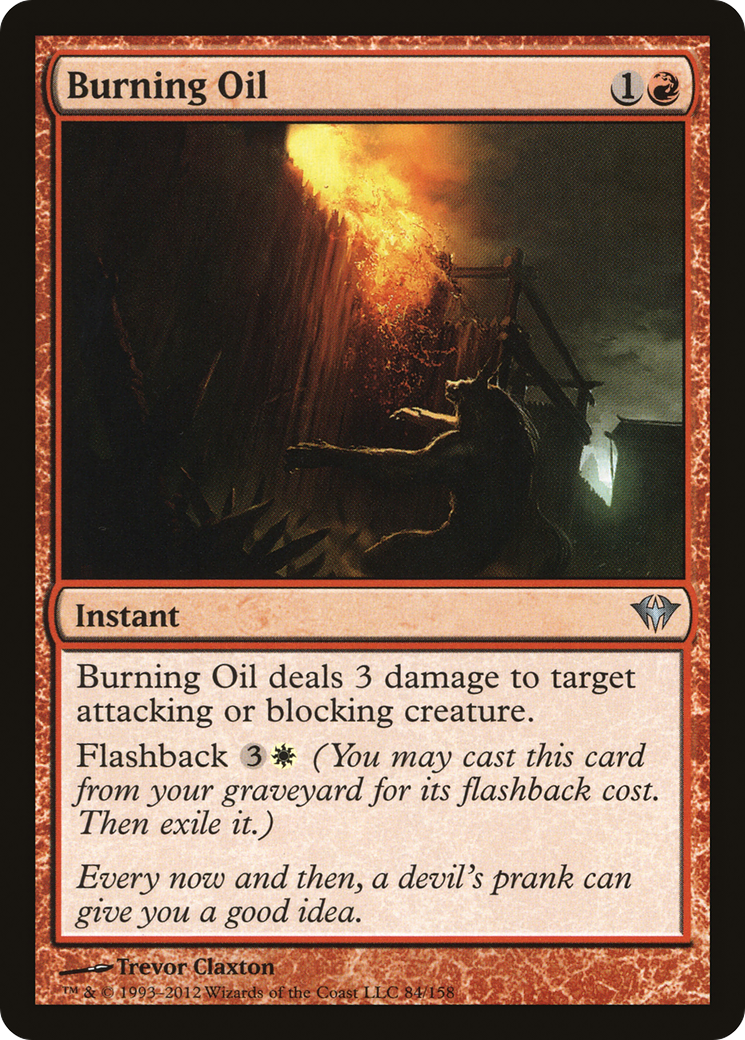 Burning Oil (DKA-084) - Dark Ascension Foil