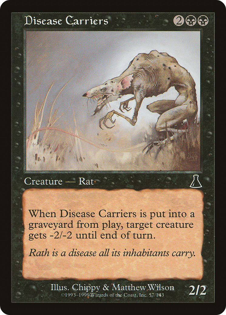 Disease Carriers (UDS-057) - Urza's Destiny