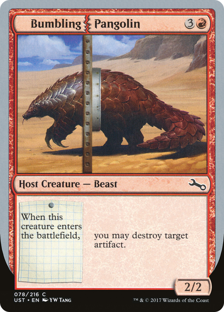 Bumbling Pangolin (UST-078) - Unstable